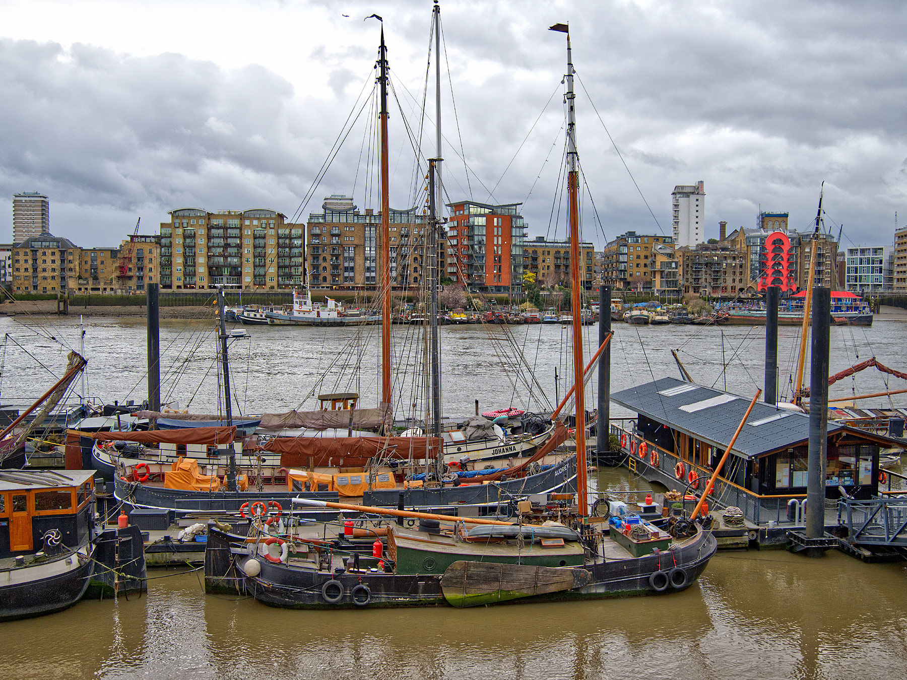 Thames Barge, London